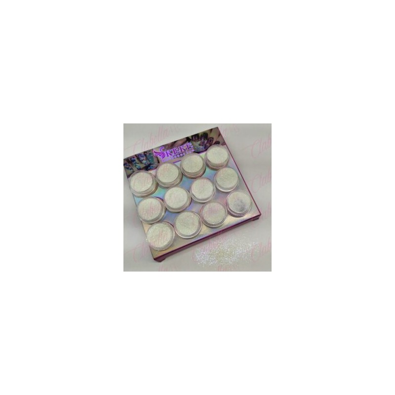 Decoración AZÚCAR AURORA CAMALEÓN para uñas 12 piezas de 1/8 por paquete, surtido (Sin estuche) (Oferta)