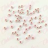 Decoración CIRCULO 3D CON FIGURA DE CORAZÓN para uñas aprox (10gr) 82 piezas por paquete (PB)