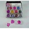 Decoración CONFETI NEON para uñas 12 piezas de 1/8 por estuche, (Con estuche) surtido KT(141)-0609B KT(141)-0609D/ KT(239)-0609D