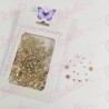 Decoración CRISTAL COBRE CRISTALIZADO CHAMPAGNE en diferentes tamaños para uñas aprox 600 piezas por sobre