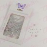 Decoración CRISTAL PLATA CRISTALIZADO en diferentes tamaños para uñas aprox 600 piezas por sobre