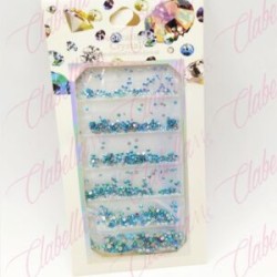 Decoración CRISTAL TURQUESA en diferentes tamaños para uñas aprox 600 piezas por sobre