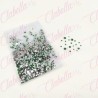Decoración CRISTAL VERDE CRISTALIZADO en diferentes tamaños para uñas aprox 1000 piezas por sobre
