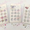 Decoración CRISTAL Y FIGURAS DE COLOR para uñas aprox 480 piezas, en estuche de 7×12.5cm con 12 divisiones, surtido (Cristales d
