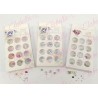 Decoración CRISTAL Y FIGURAS DE COLOR para uñas aprox 480 piezas, en estuche de 7×12.5cm con 12 divisiones, surtido (Cristales d