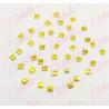 Decoración CUADRADOS 3D DORADOS GRANDES para uñas aprox 45 piezas por paquete (PB)