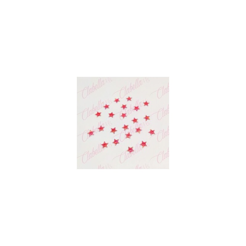 Decoración ESTRELLA 3D para uñas aprox 20 piezas de 1x1cm por paquete (PB)