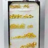 Decoración FIGURAS METALICAS para deocorar uñas aprox 180 piezas por sobre, surtido