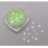 Decoración GLOW  brilla en la oscuridad para uñas en frasco de 1/8oz por pieza, surtido (PB)