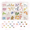 Decoración Mariposas 3D  para uñas aprox 120 piezas  por estuche, surtido