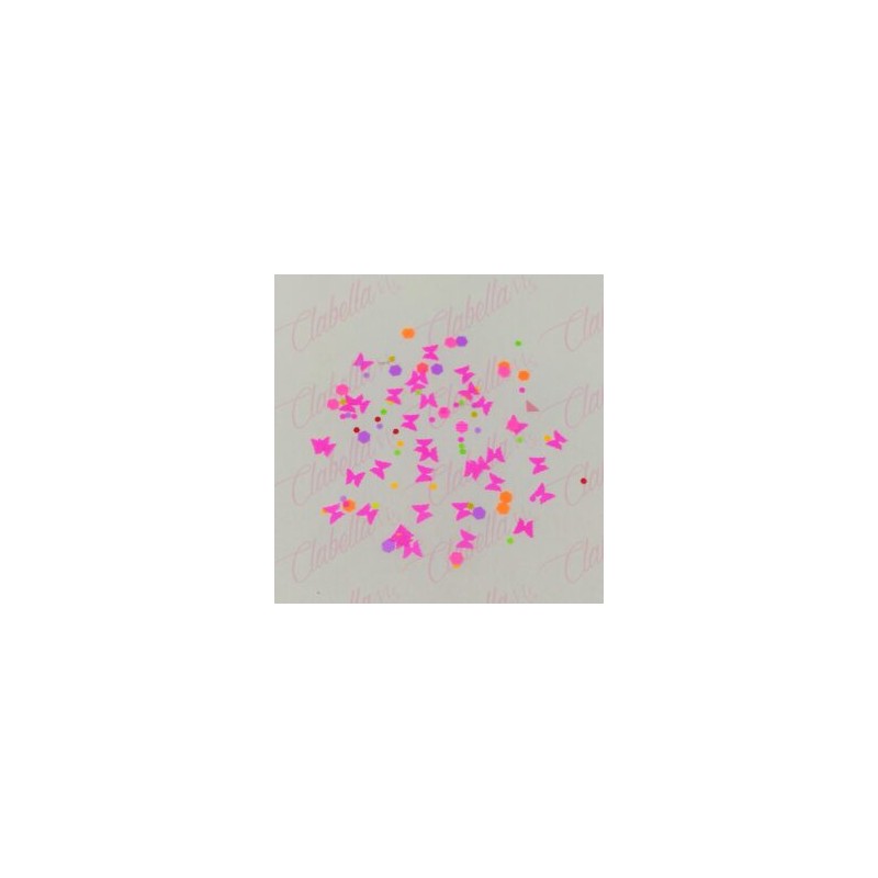 Decoración MARIPOSAS CON  figuras geómetricas para uñas en sobre, surtido (Mariposas con figura) (PB)