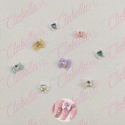 Decoración MOÑO 3D CON CRISTAL para uñas aprox de 1×1.3cm POR PIEZA, surtido 11A-251  (PB)