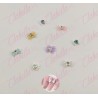 Decoración MOÑO 3D CON CRISTAL para uñas aprox de 1×1.3cm POR PIEZA, surtido 11A-251  (PB)