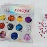 Decoración HOJA MAPLE para uñas 12 piezas de 1/8 por estuche, (Con estuche) surtido (Oferta, presentación larga sin estuche)
