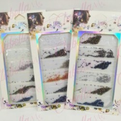 Decoración PIXIE DIFERENTES COLORES para uñas aprox 1000 piezas por sobre. 11A-125 (PB)