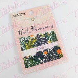 Decoración sticker  tattoo TULIPAN CHICO para uña completa aprox de 9.5×6.5cm por planilla, surtido