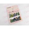Decoración sticker  tattoo TULIPAN CHICO para uña completa aprox de 9.5×6.5cm por planilla, surtido