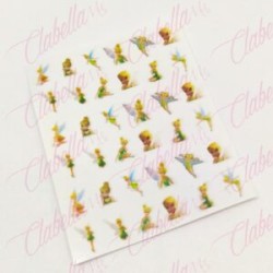Decoración sticker CAMPANITA para uñas aprox de 6.5×8.5cm por planilla, surtido (PB)