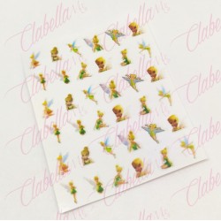 Decoración sticker CAMPANITA para uñas aprox de 6.5×8.5cm por planilla, surtido (PB)