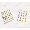 Decoración sticker CARICATURAS BEBES  para uñas aprox de 6.5×8.5cm por planilla, surtido
