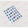 Decoración sticker COME GALLETAS para uñas aprox de  6.5×8.5cm por planilla, surtido