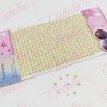 Decoración sticker cristal  multiusos para uñas y piel, aprox de 14x9cm por planilla, surtido 27A-85A