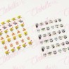 Decoración sticker de BOB ESPONJA para uñas aprox de 6.5×8.5cm por planilla, surtido