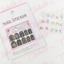 Decoración sticker de FIGURAS 3D para uñas aprox de 5 x 4.5 cm por planilla, surtido. Q22-B3028