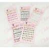 Decoración sticker de FLAMAS para uñas aprox de 9x15cm por planilla, surtido A25-ZT13 (PB)