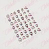 Decoración sticker de KITTY para uñas aprox de 6.5×8.5cm por planilla, por pieza