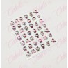 Decoración sticker de KITTY para uñas aprox de 6.5×8.5cm por planilla, por pieza