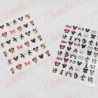 Decoración sticker de MICKEY para uñas aprox de 6.5×8.5cm por pieza, surtido (Presentación planilla grande) (Oferta)