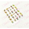 Decoración sticker de RUGRATS para uñas aprox de 6.5×8.5cm por planilla, surtido