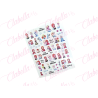 Decoración sticker FROZEN para uñas aprox de 6.5×8.5cm por planilla, surtido (Oferta)