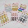 Decoración sticker GRECAS DE COLOR para uñas aprox de 8x10cm por planilla, surtido A26-z177 (PB)