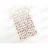 Decoración sticker JAZMIN para uñas aprox de 7.2×9.2cm por planilla, surtido (Presentación planilla grande, Oferta)