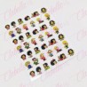 Decoración sticker MAFALDA para uñas aprox de 6.5×8.5cm por planilla, surtido (PB)