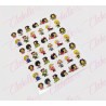 Decoración sticker MAFALDA para uñas aprox de 6.5×8.5cm por planilla, surtido (PB)