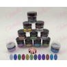 Acrílico JR Reflectiva diamond  para uñas 12 piezas de 10gr-1/4oz por paquete 11A-210-10  (Pb)