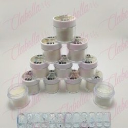 Acrílico Miss Cherry para uñas 12 piezas de 10gr-1/4oz por paquete 101MC28-22A(Oferta)
