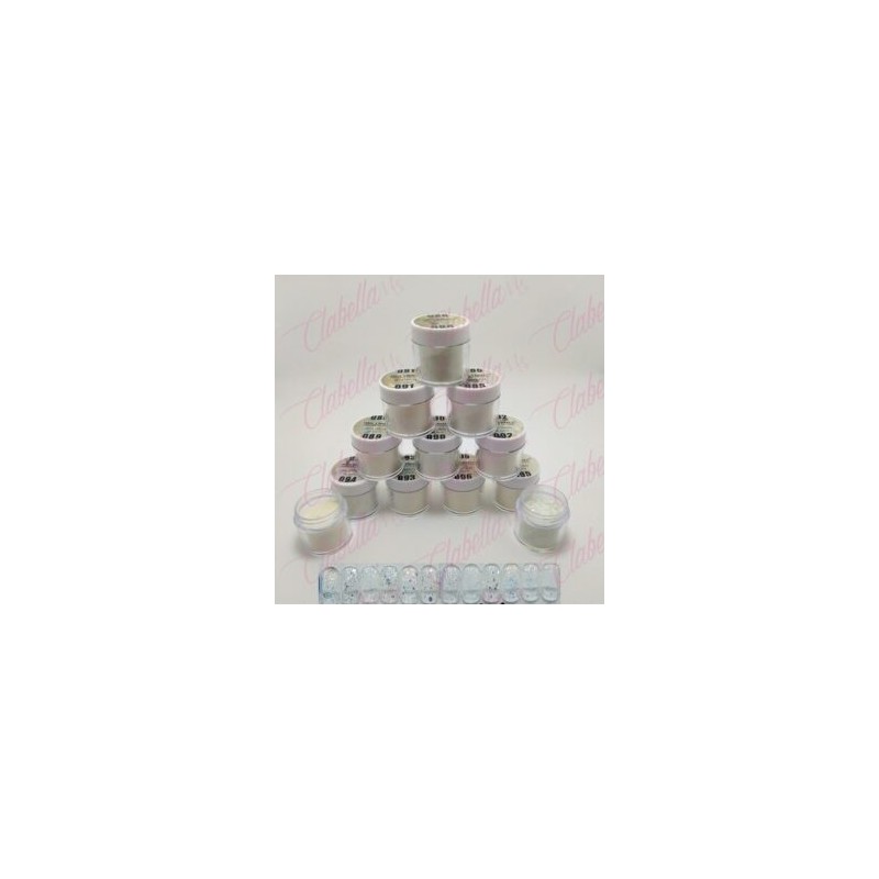 Acrílico Miss Cherry para uñas 12 piezas de 10gr-1/4oz por paquete 101MC28-22A(Oferta)