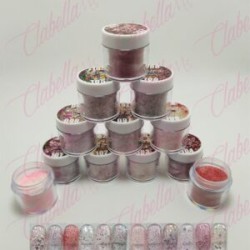 Acrílico Miss Cherry para uñas 12 piezas de 10gr-1/4oz por paquete 101MC28-22B