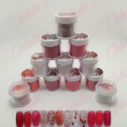 Acrílico Miss Cherry para uñas 12 piezas de 10gr-1/4oz por paquete 101MC28-22D