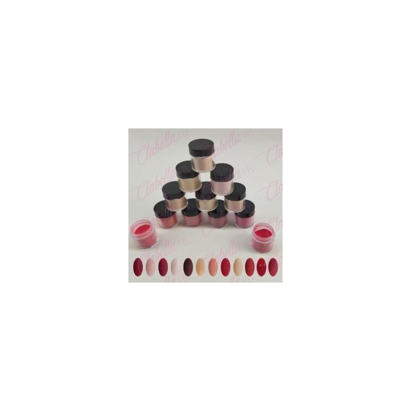 Acrílico Evelyn Xie para uñas 12 piezas de 10 gr 1/4 oz por paquete. YOU26-F2