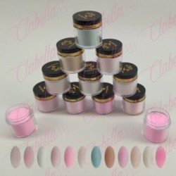 Acrílico EvelynXie para uñas 12 piezas de 10 gr 1/4 oz por paquete. YOU23-F1