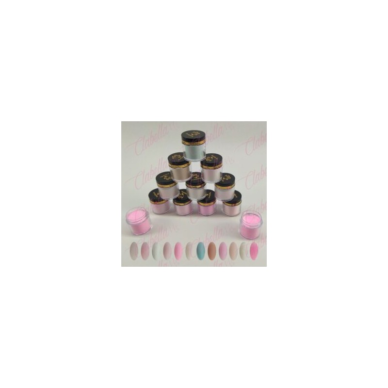 Acrílico EvelynXie para uñas 12 piezas de 10 gr 1/4 oz por paquete. YOU23-F1