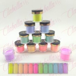 Acrílico EvelynXie para uñas 12 piezas de 10 gr-1/4 oz por paquete. YOU23-F4
