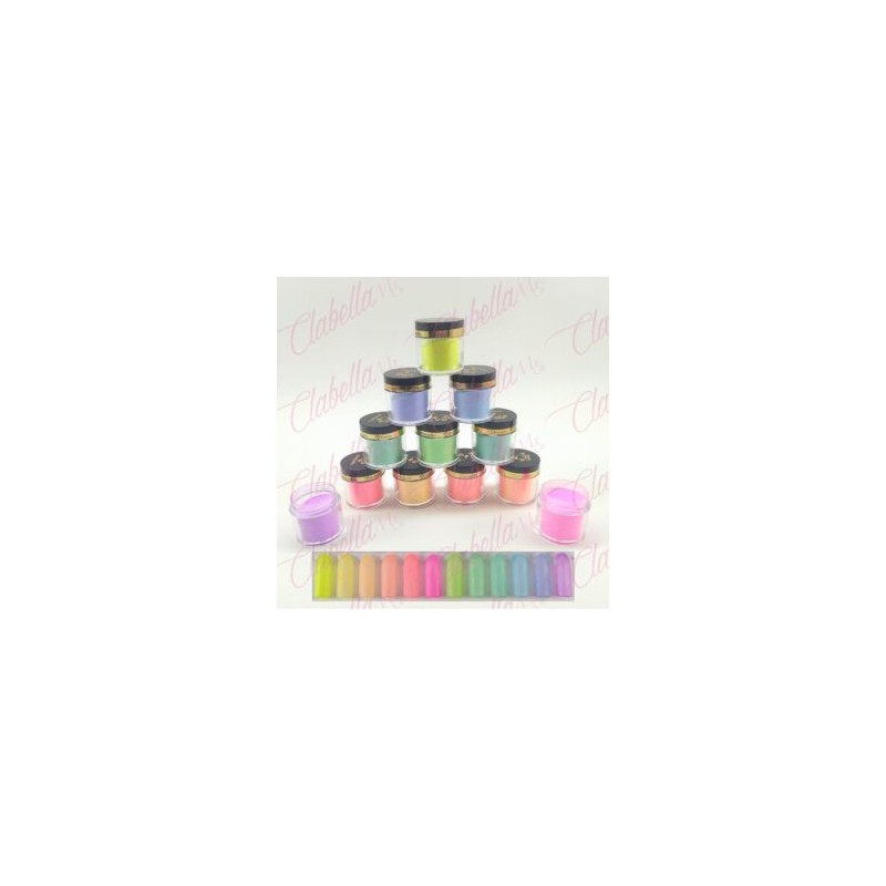 Acrílico EvelynXie para uñas 12 piezas de 10 gr-1/4 oz por paquete. YOU23-F4