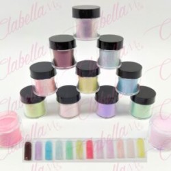 Acrílico para uñas 12 piezas de 10gr-1/4oz por paquete YOU12-F1 (PB)