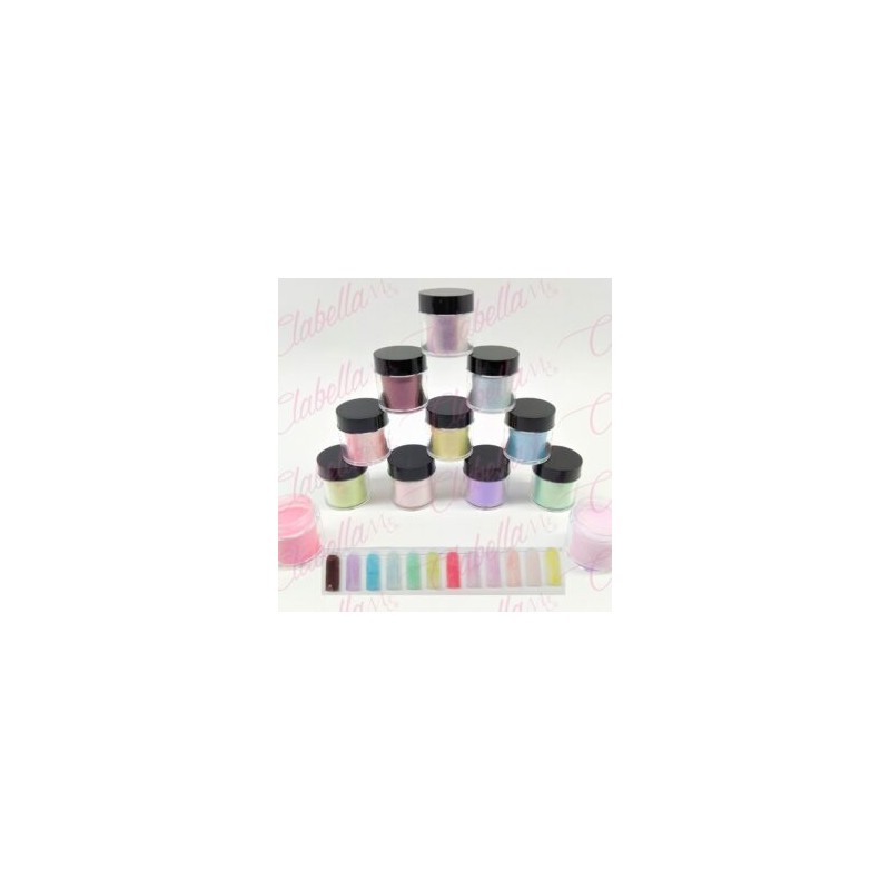 Acrílico para uñas 12 piezas de 10gr-1/4oz por paquete YOU12-F1 (PB)